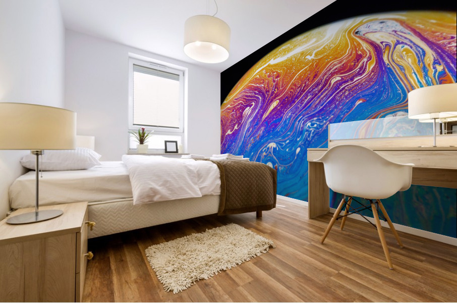 Soap Bubble Close Up Mural print