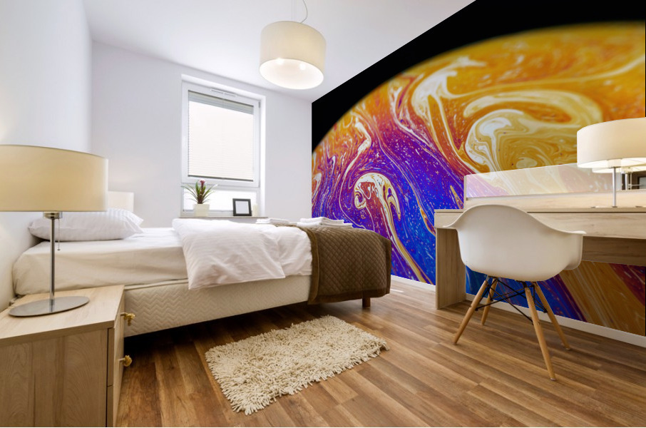 Soap Bubble Close Up Mural print
