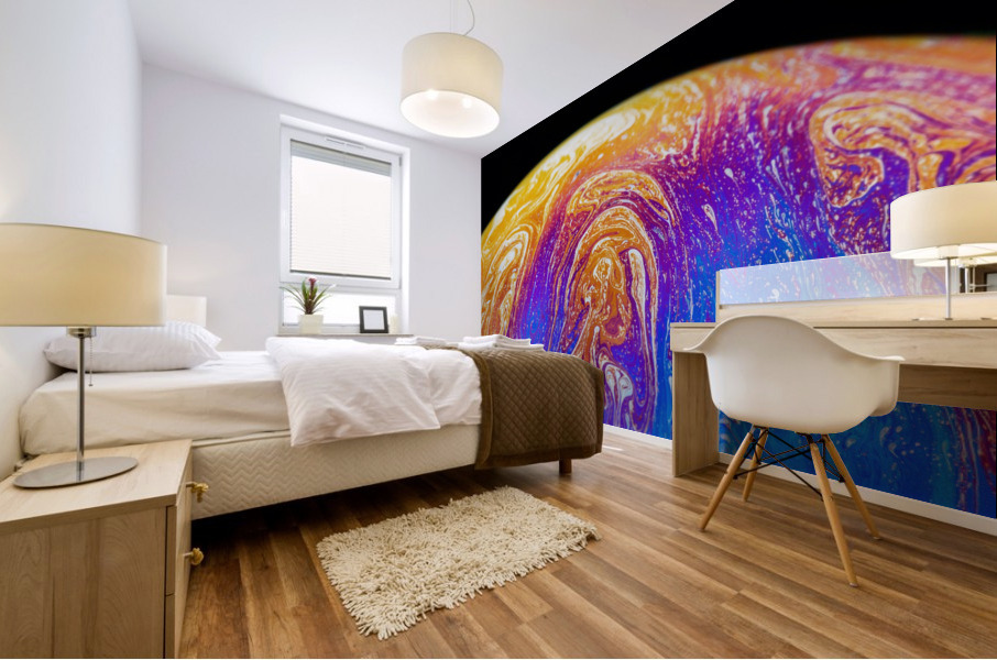 Soap Bubble Close Up Mural print