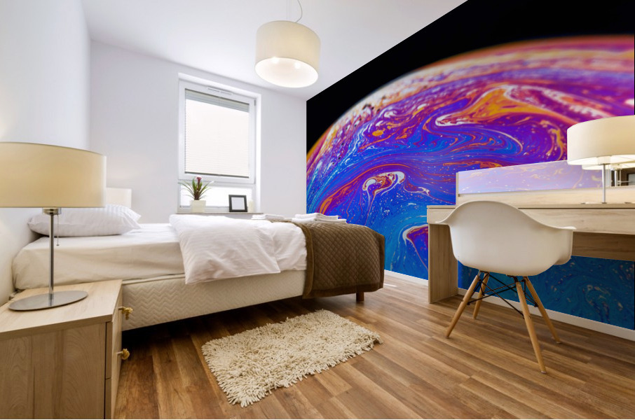 Soap Bubble Close Up Mural print