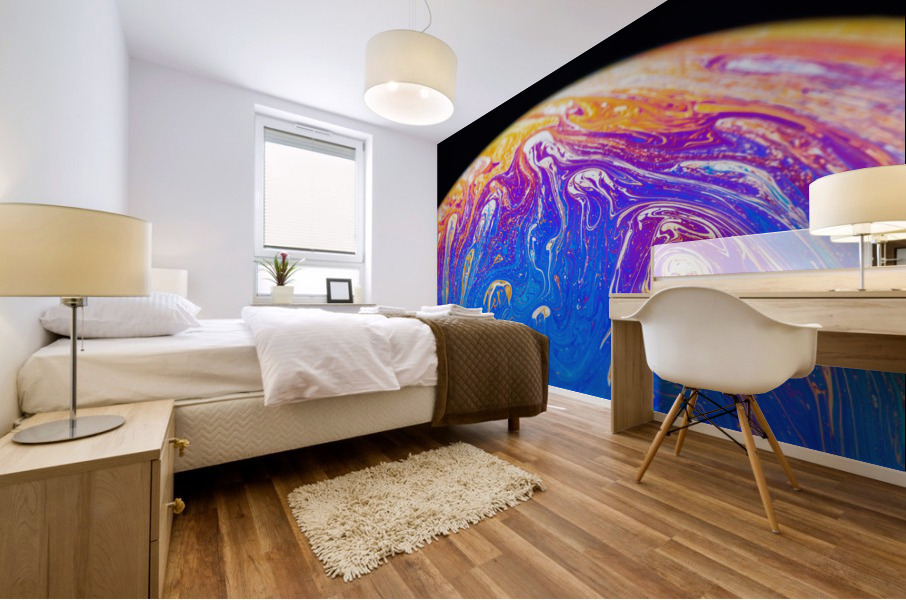 Soap Bubble Close Up Mural print