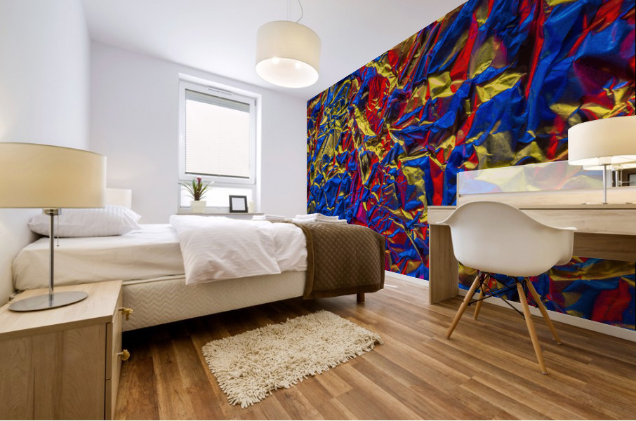 Aluminium Foil Mural print