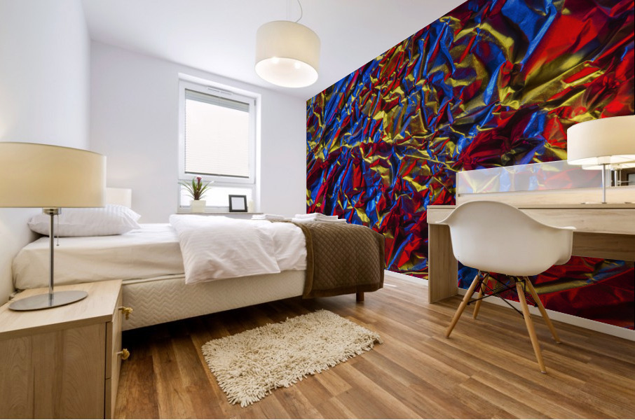 Aluminium Foil Mural print