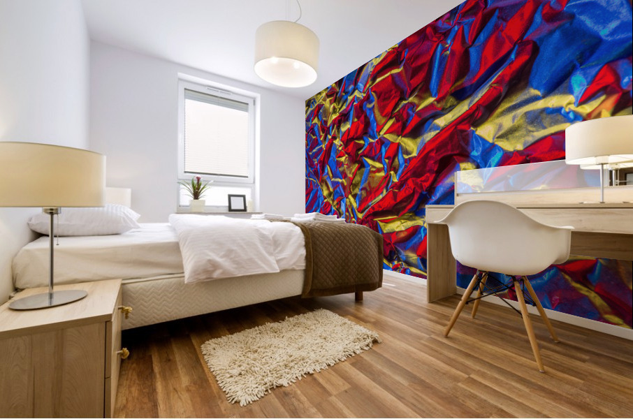 Aluminium Foil Mural print