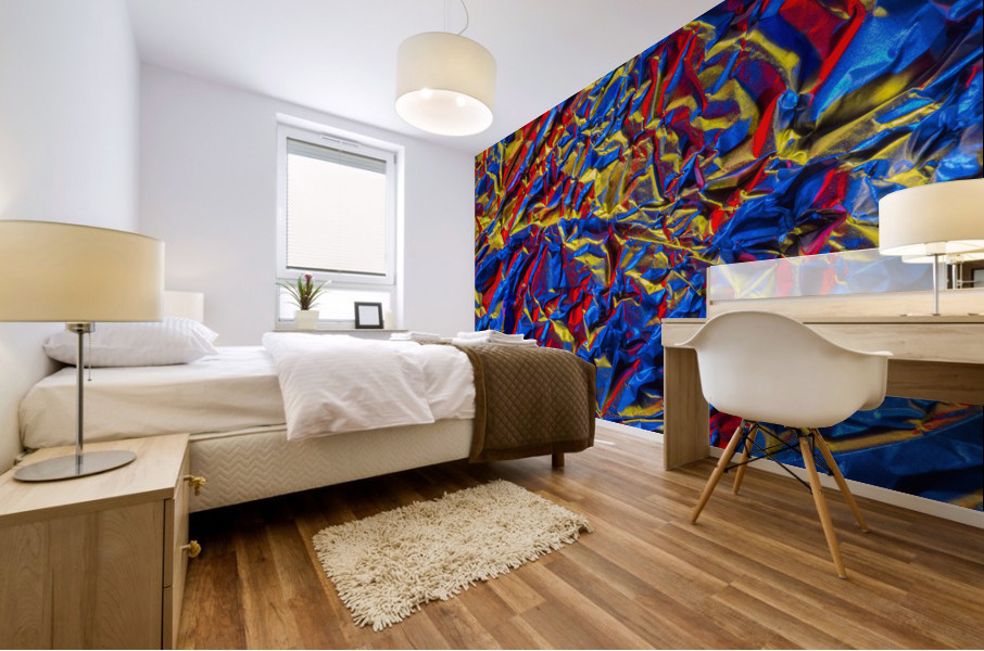Aluminium Foil Mural print