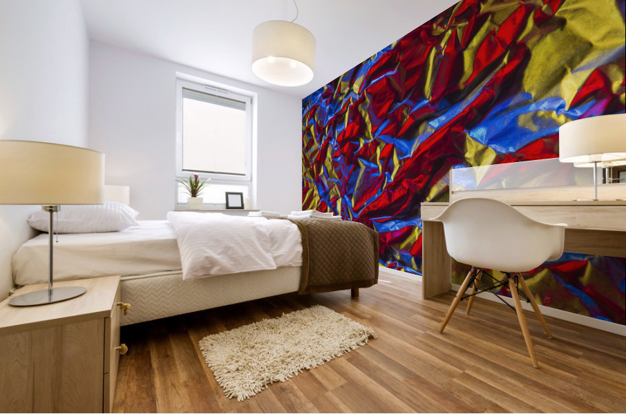 Aluminium Foil Mural print