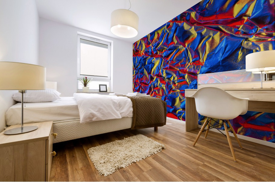 Aluminium Foil Mural print