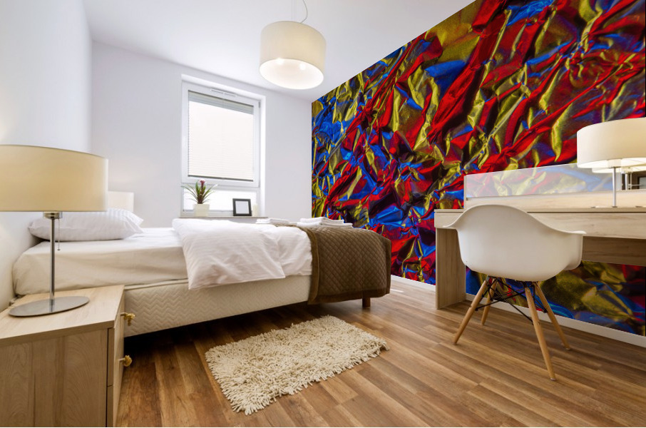 Aluminium Foil Mural print