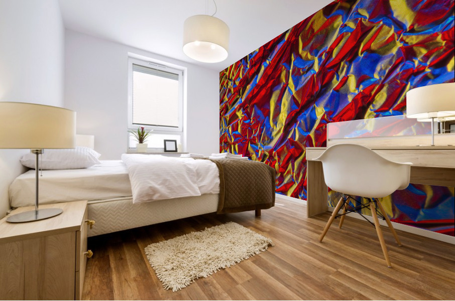 Aluminium Foil Mural print