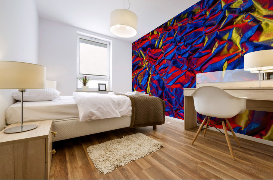 Aluminium Foil Mural print