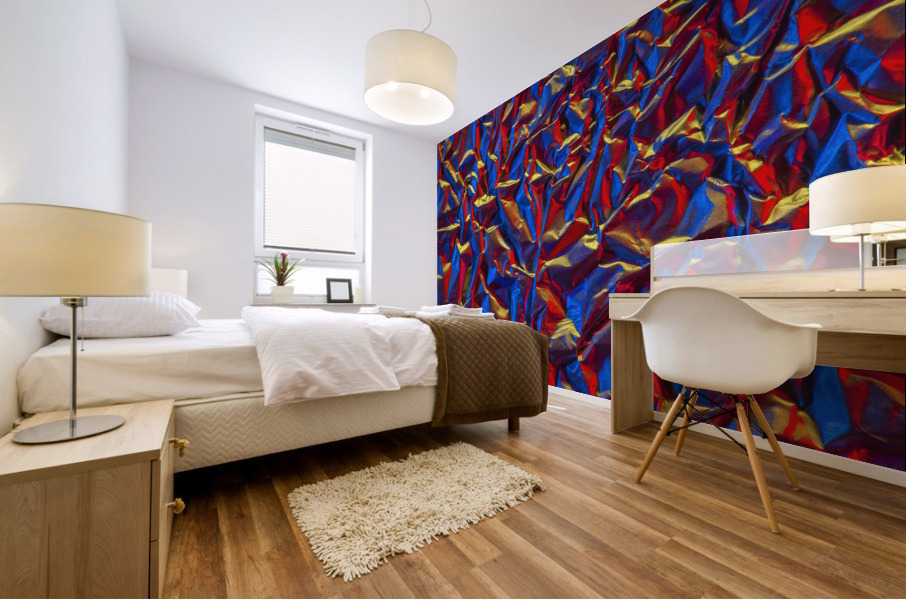 Aluminium Foil Mural print