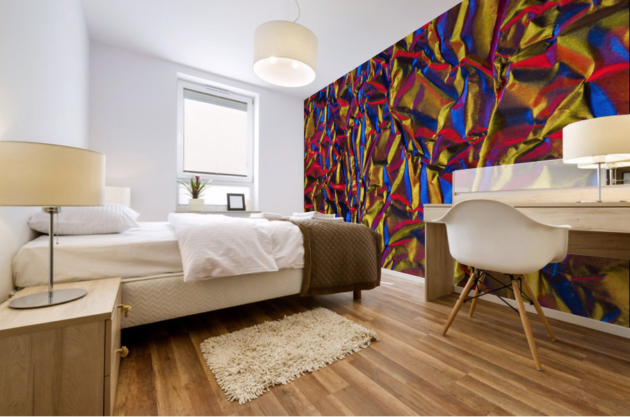 Aluminium Foil Mural print
