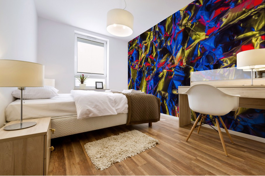 Aluminium Foil Mural print