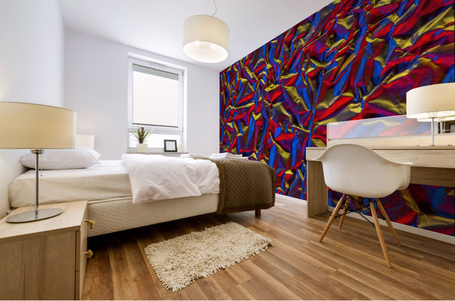 Aluminium Foil Mural print