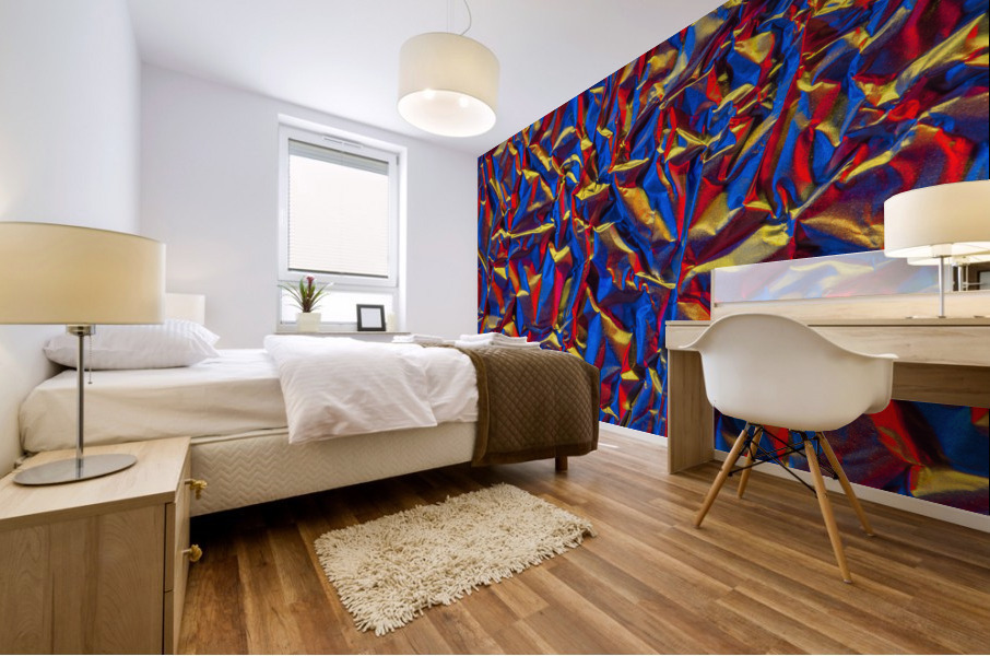 Aluminium Foil Mural print