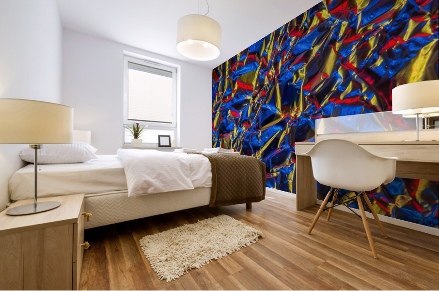 Aluminium Foil Mural print