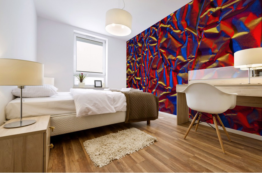 Aluminium Foil Mural print