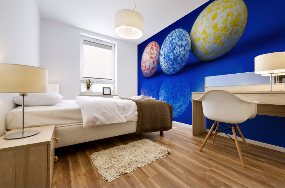 Marbles Mural print