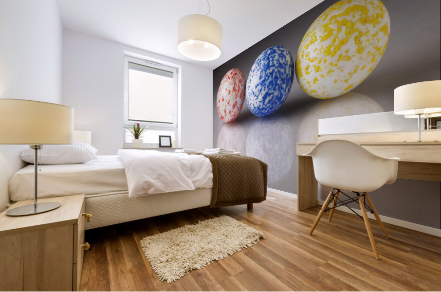 Marbles Mural print