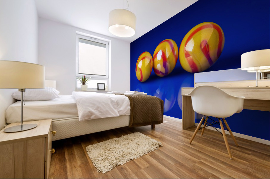 Marbles Mural print