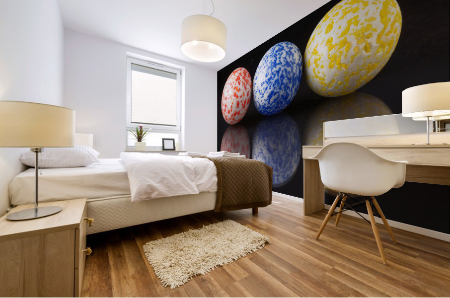 Marbles Mural print
