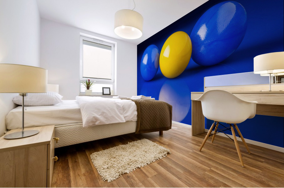 Marbles Mural print