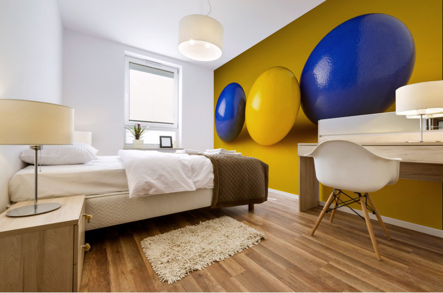 Marbles Mural print