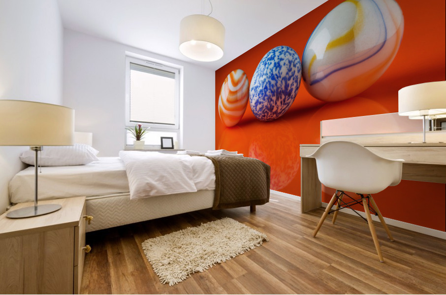 Marbles Mural print