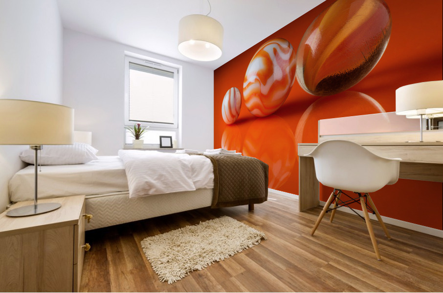 Marbles Mural print