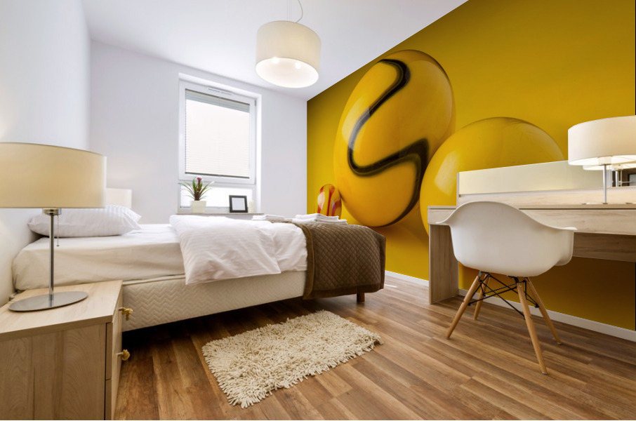 Marbles Mural print