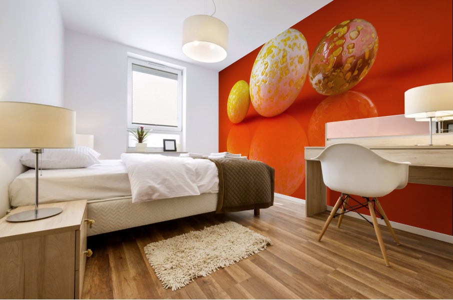 Marbles Mural print