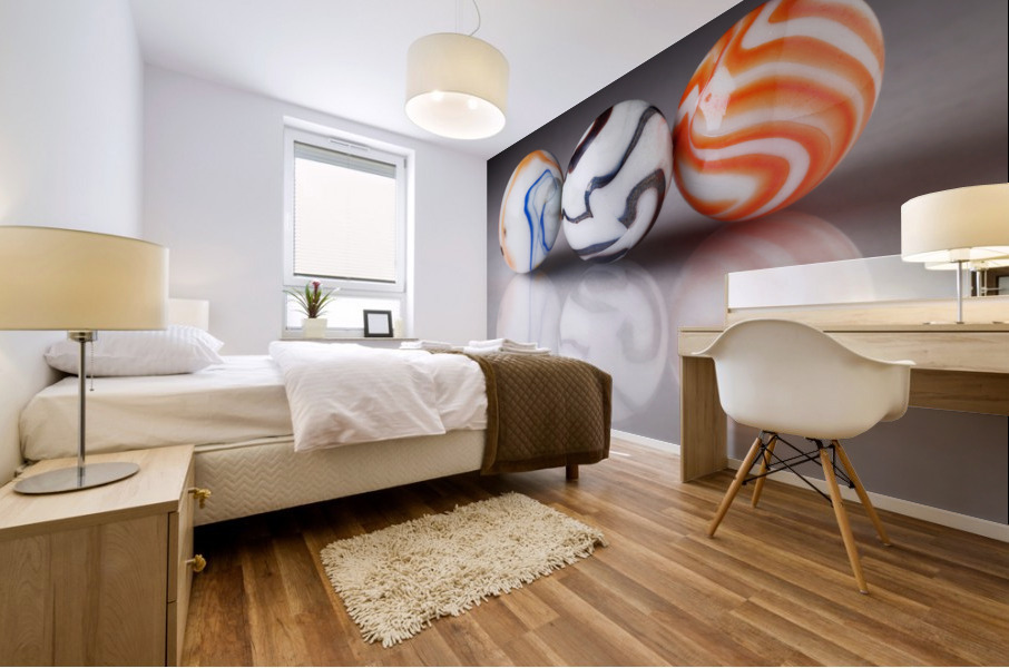Marbles Mural print