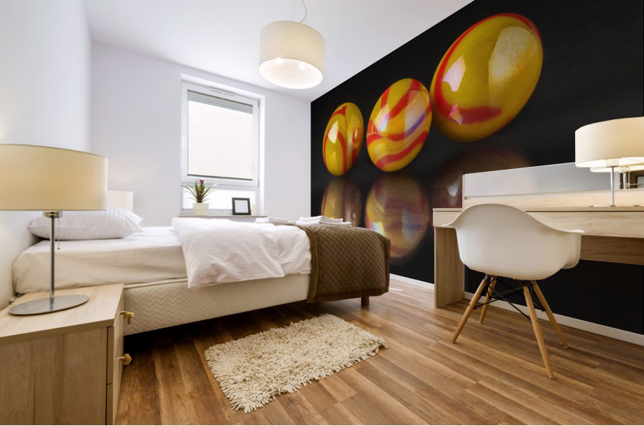Marbles Mural print