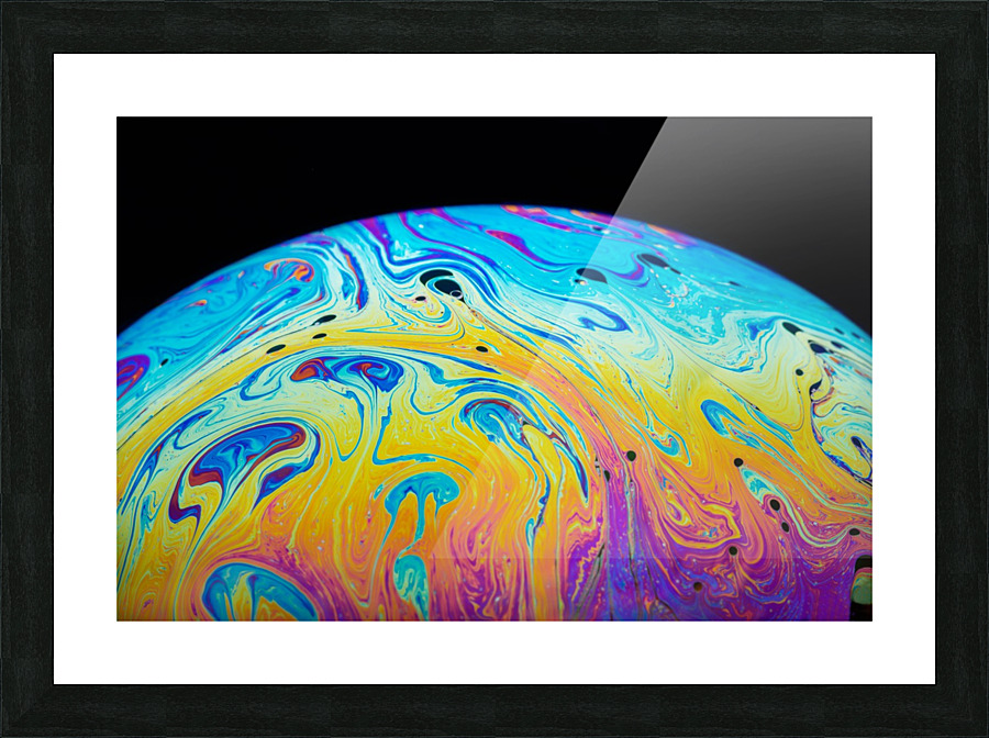 Soap Bubble Close Up Picture Frame print