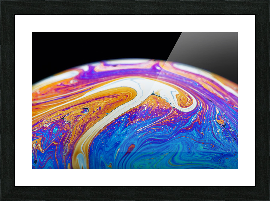 Soap Bubble Close Up Picture Frame print