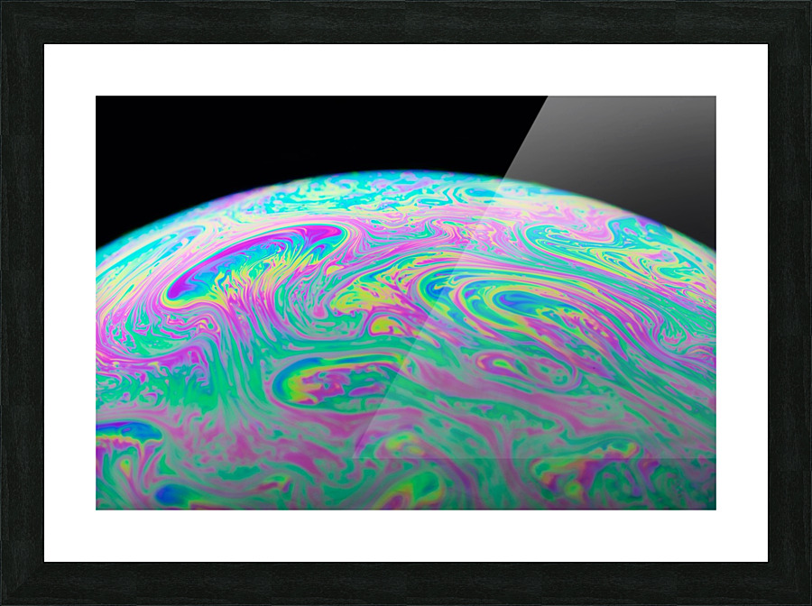 Soap Bubble Close Up Picture Frame print
