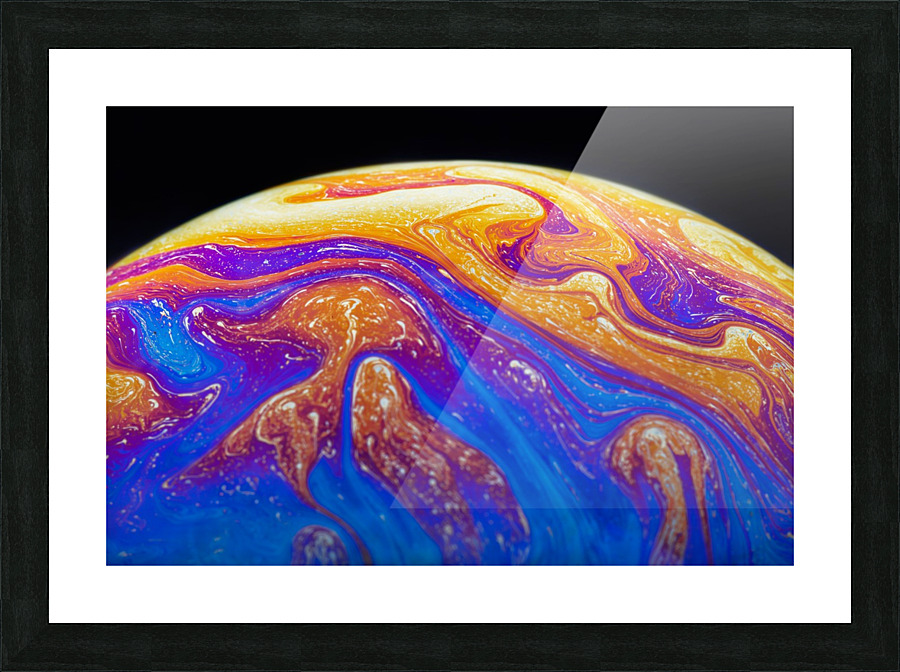 Soap Bubble Close Up Picture Frame print