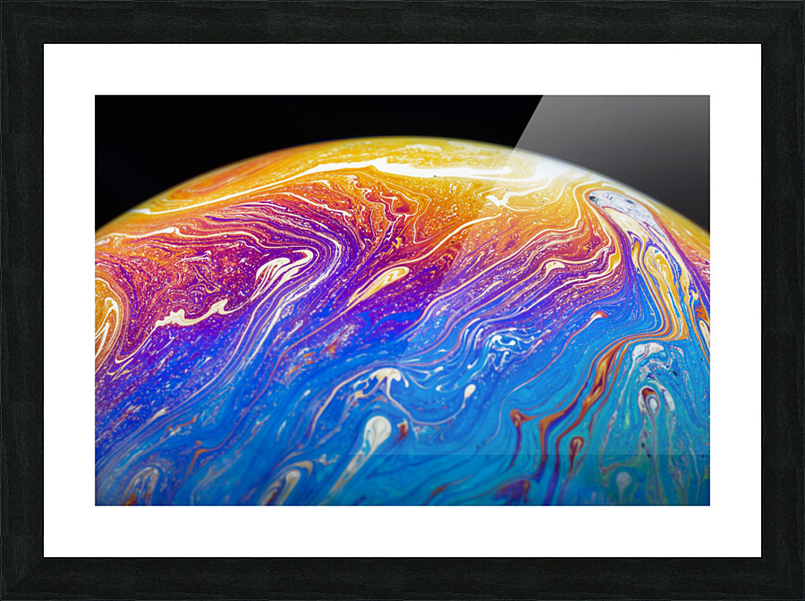 Soap Bubble Close Up Picture Frame print