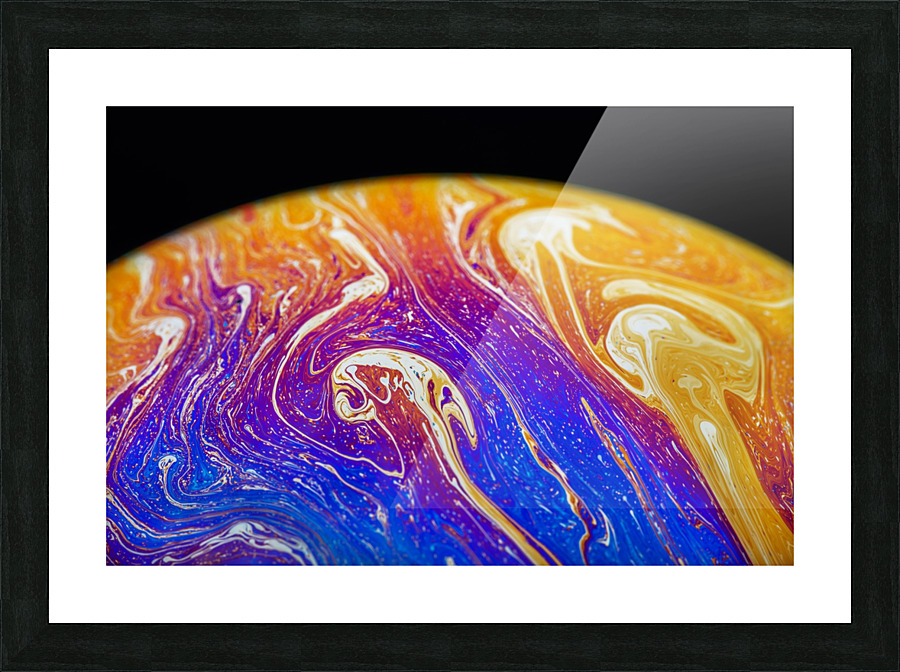 Soap Bubble Close Up Picture Frame print