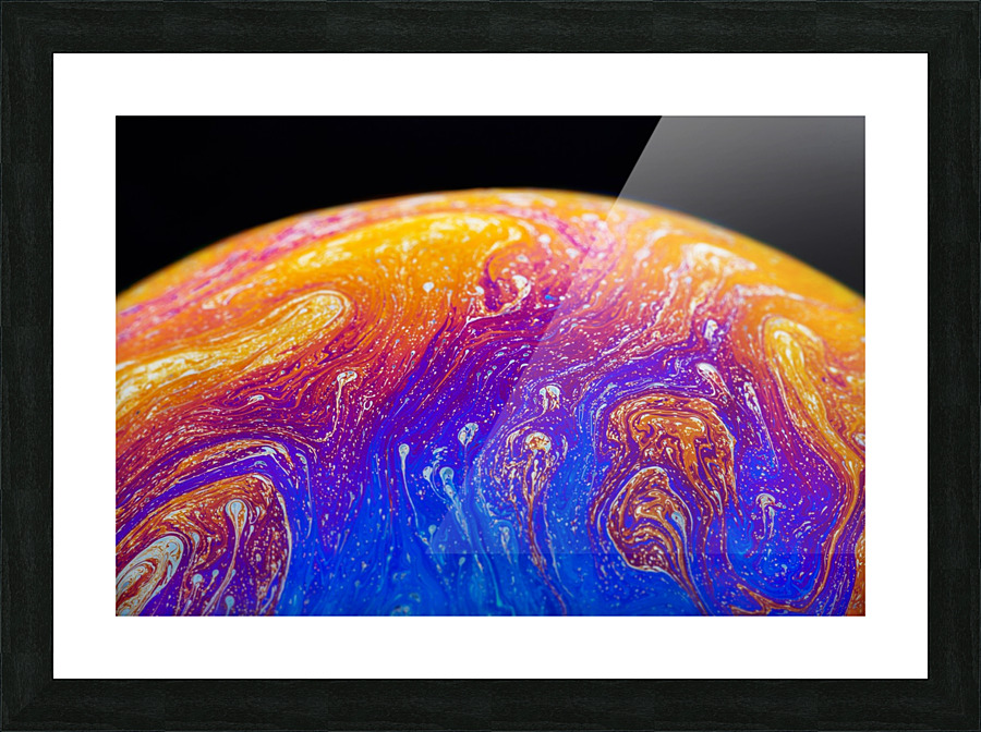 Soap Bubble Close Up Picture Frame print