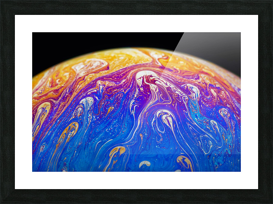 Soap Bubble Close Up Picture Frame print