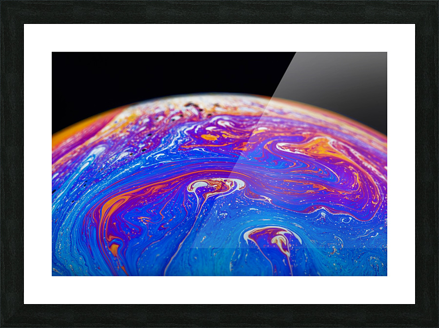 Soap Bubble Close Up Picture Frame print