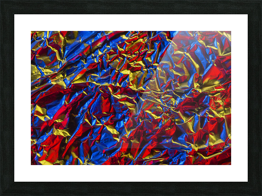 Aluminium Foil Picture Frame print