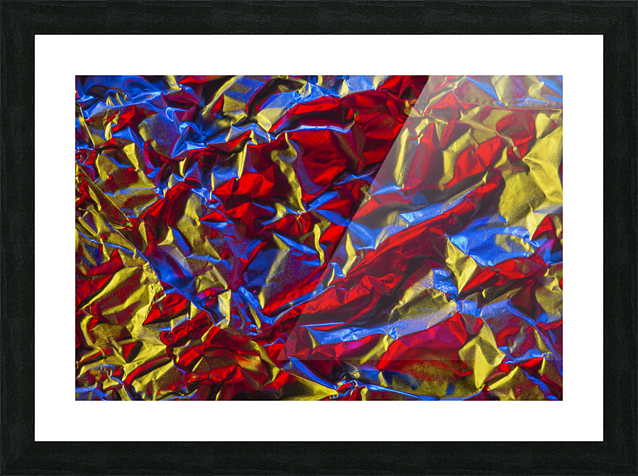 Aluminium Foil Picture Frame print