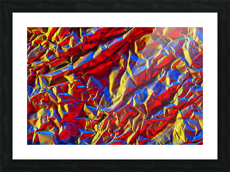 Aluminium Foil Picture Frame print