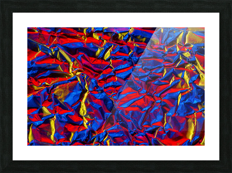 Aluminium Foil Picture Frame print