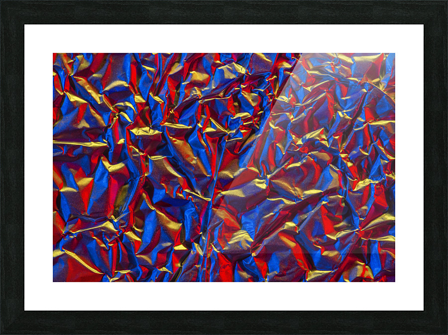 Aluminium Foil Picture Frame print