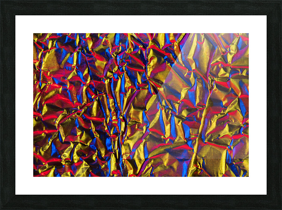 Aluminium Foil Picture Frame print