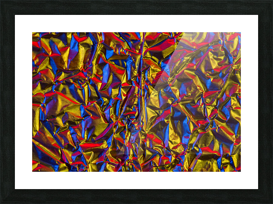 Aluminium Foil Picture Frame print