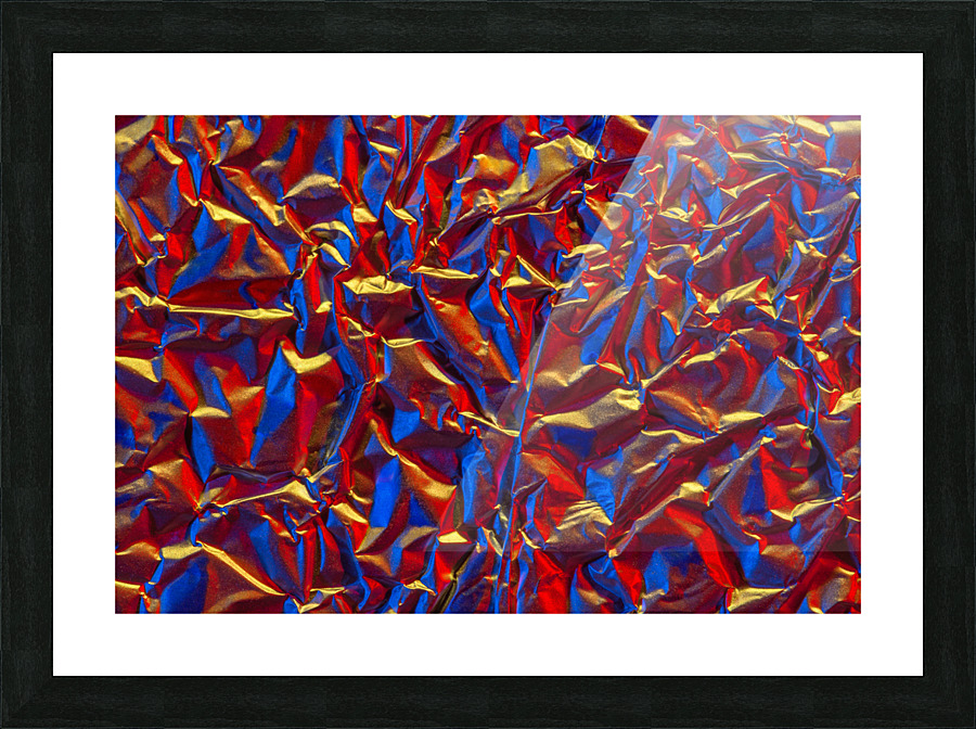 Aluminium Foil Picture Frame print